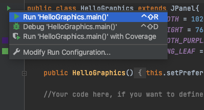 IntelliJ openening screen